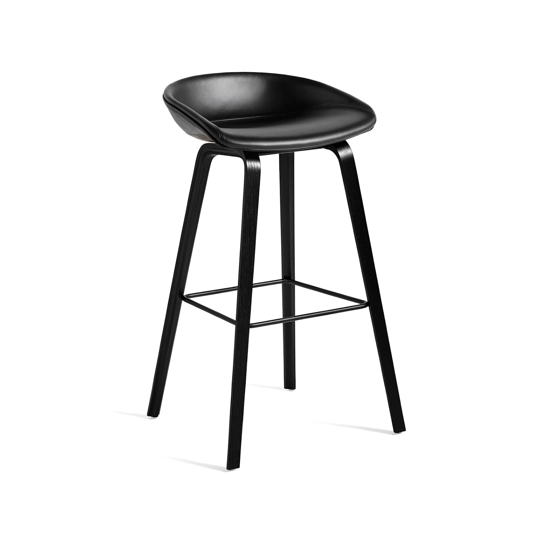 About a Stool AAS33 Black Lacquered Oak - HAY - NO GA