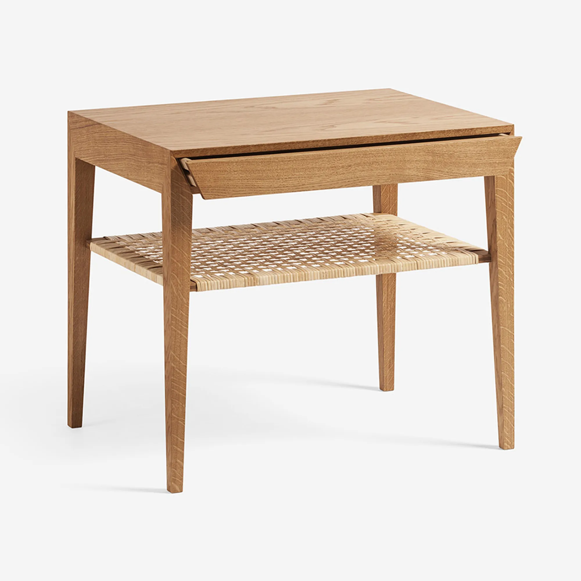 Model 35 sängbord rottinghylla - 7