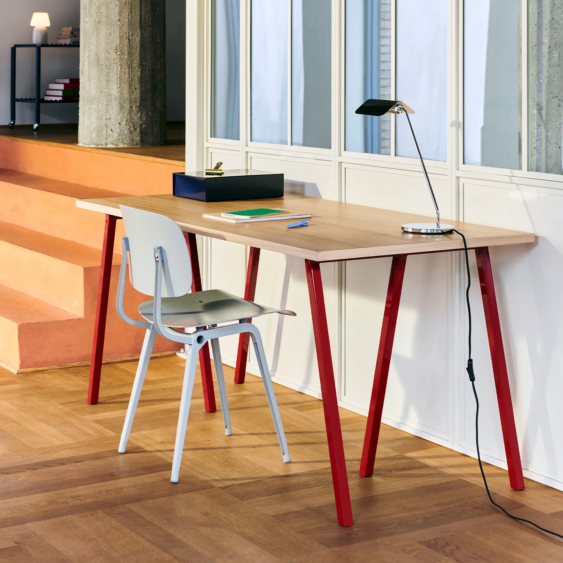 Loop Stand bord med förstärkningsskiva 180 cm - HAY - NO GA