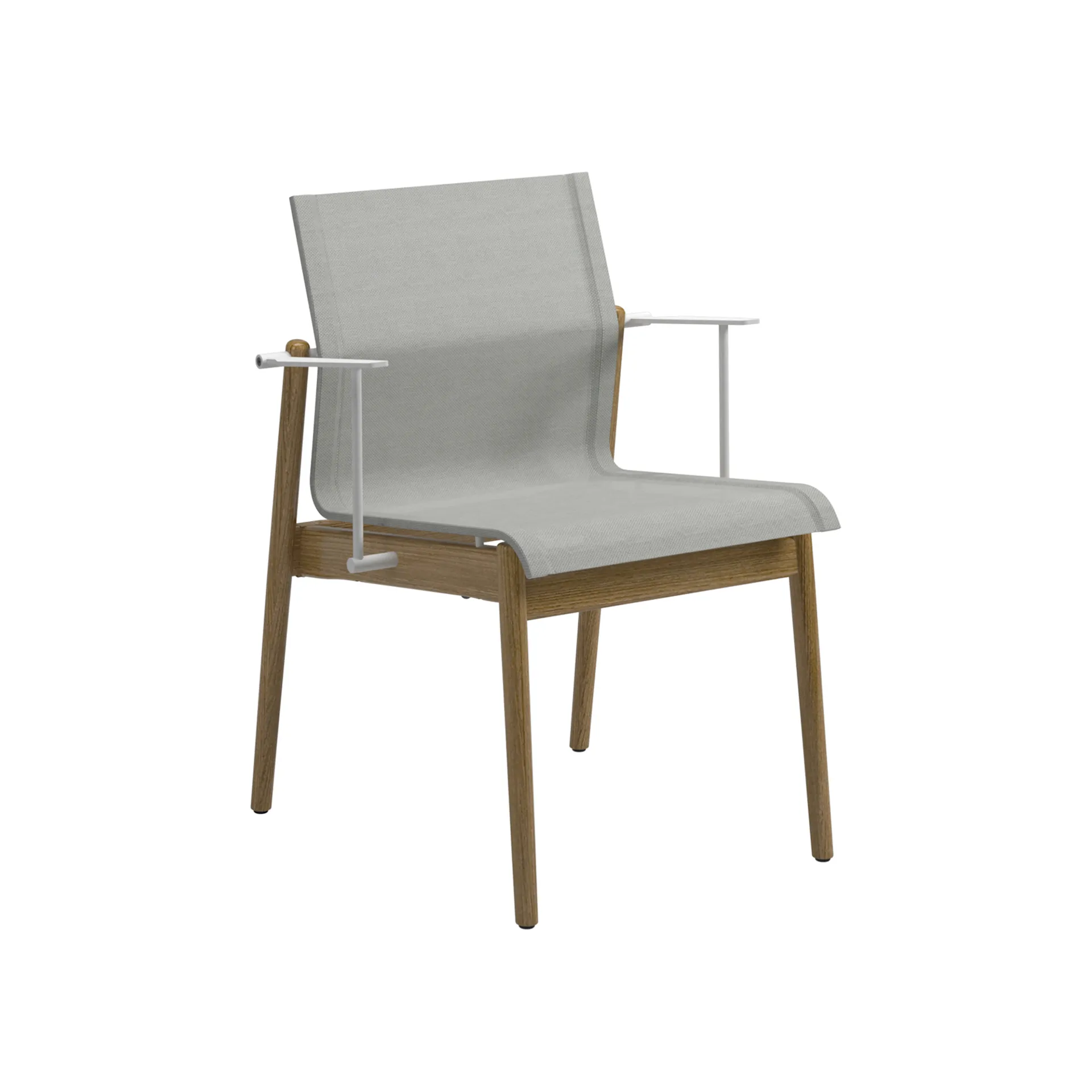 Sway Teak Stacking Chair with Arms - Gloster - NO GA