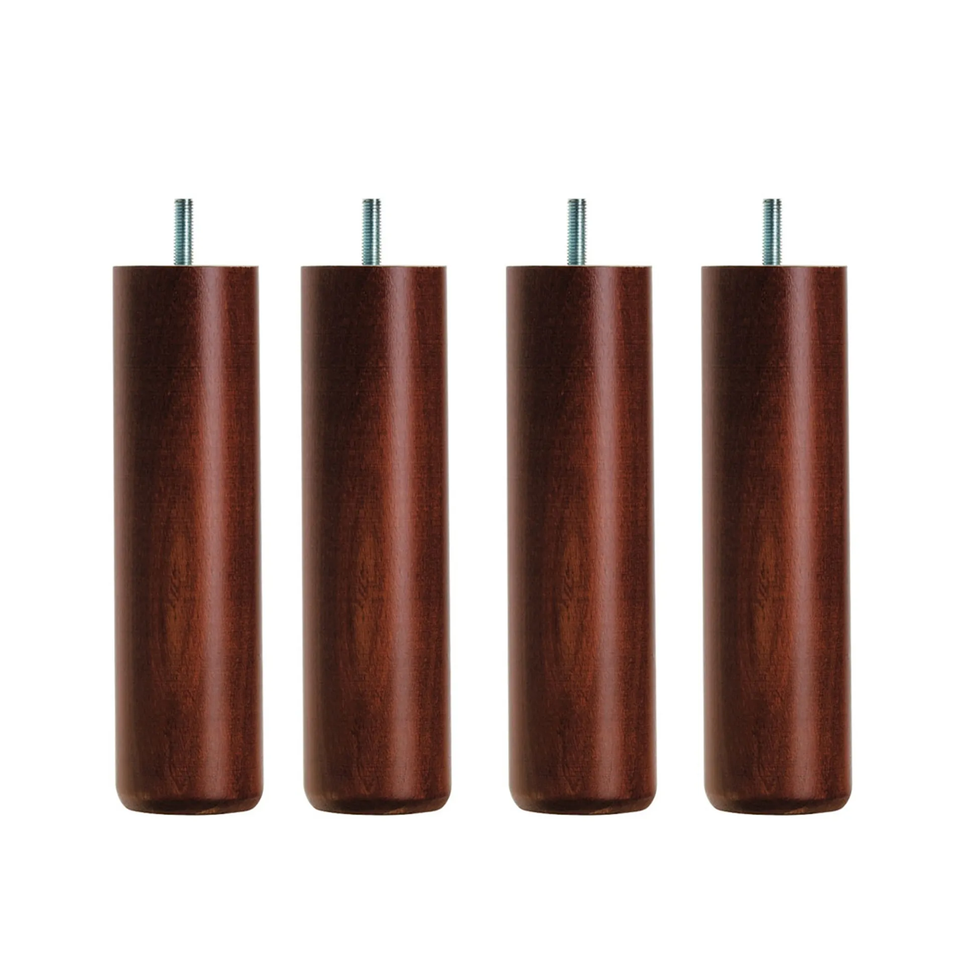 DUX Sängben Runda Mahogny 4-pack - DUX - NO GA