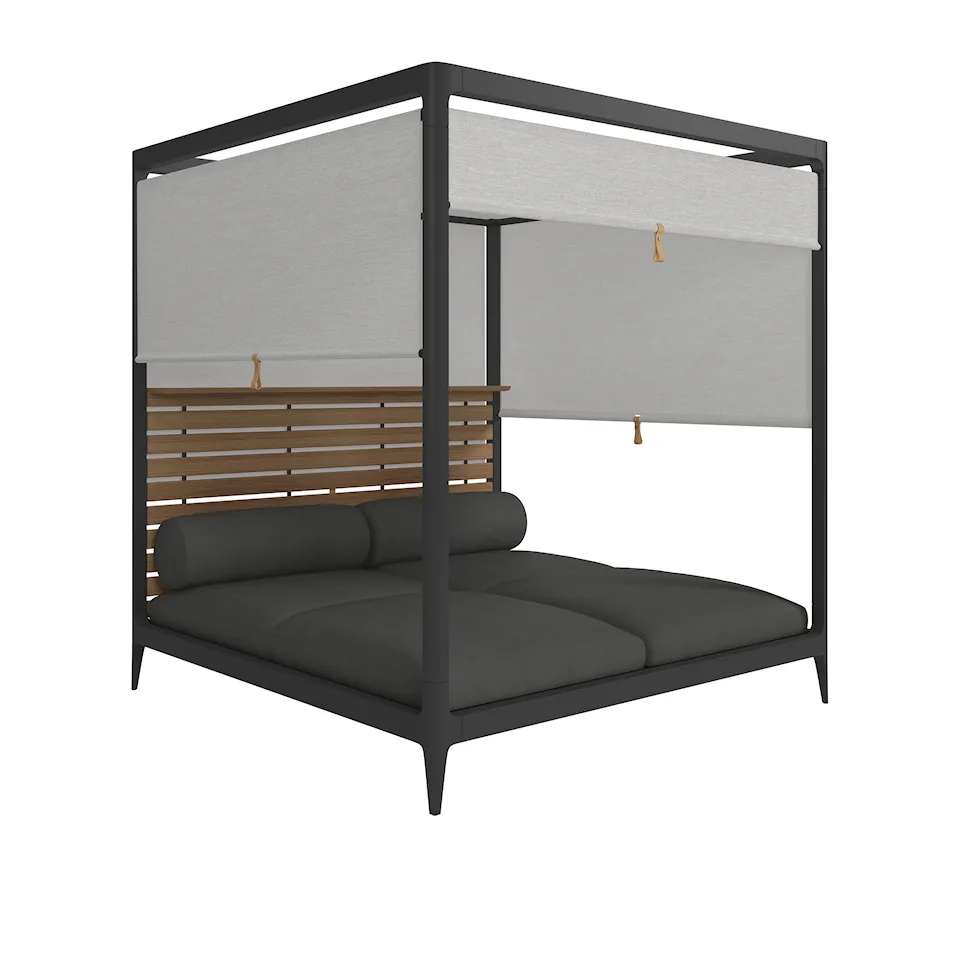 Grid Cabana Teak Back