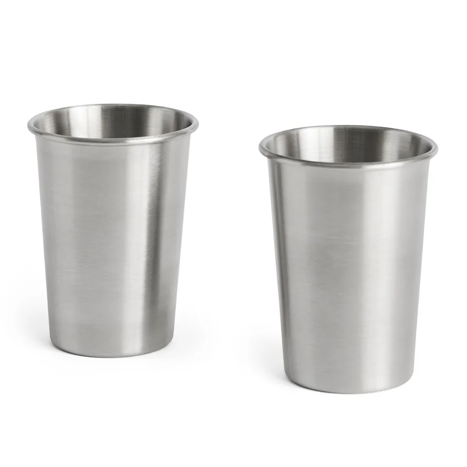 Outdoor Market Steel Cup Set of 2