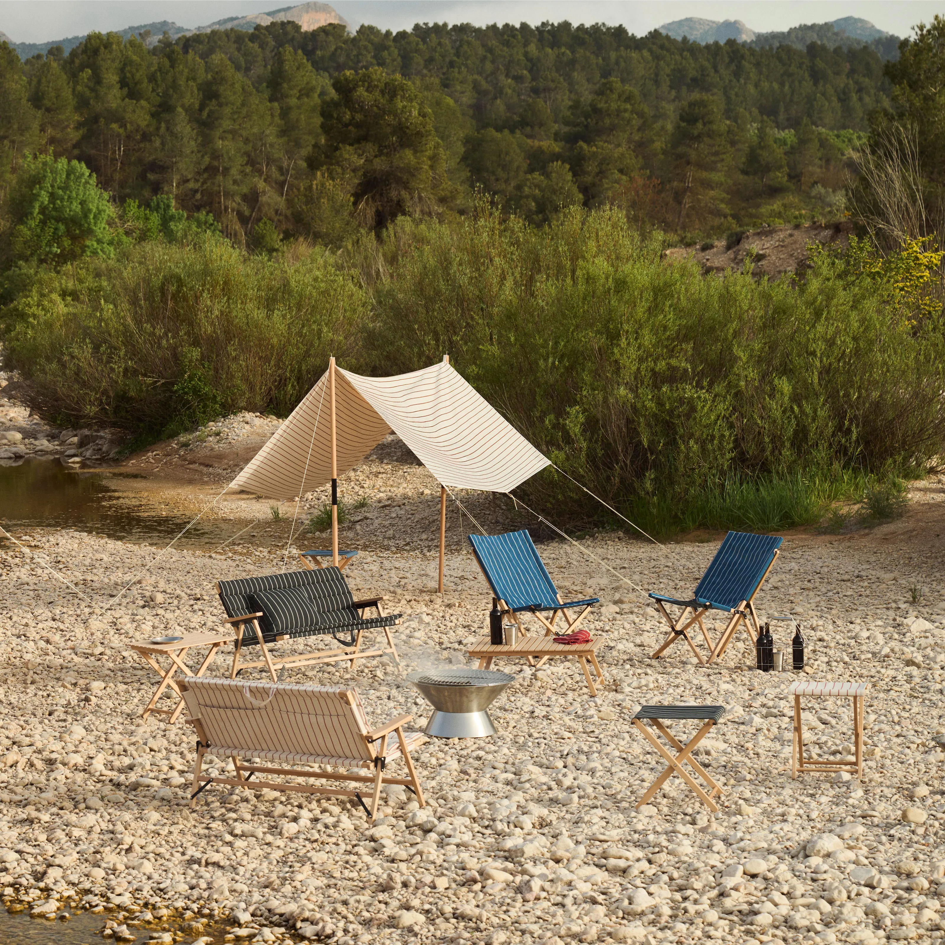 Outdoor Market Folding Stool - 3