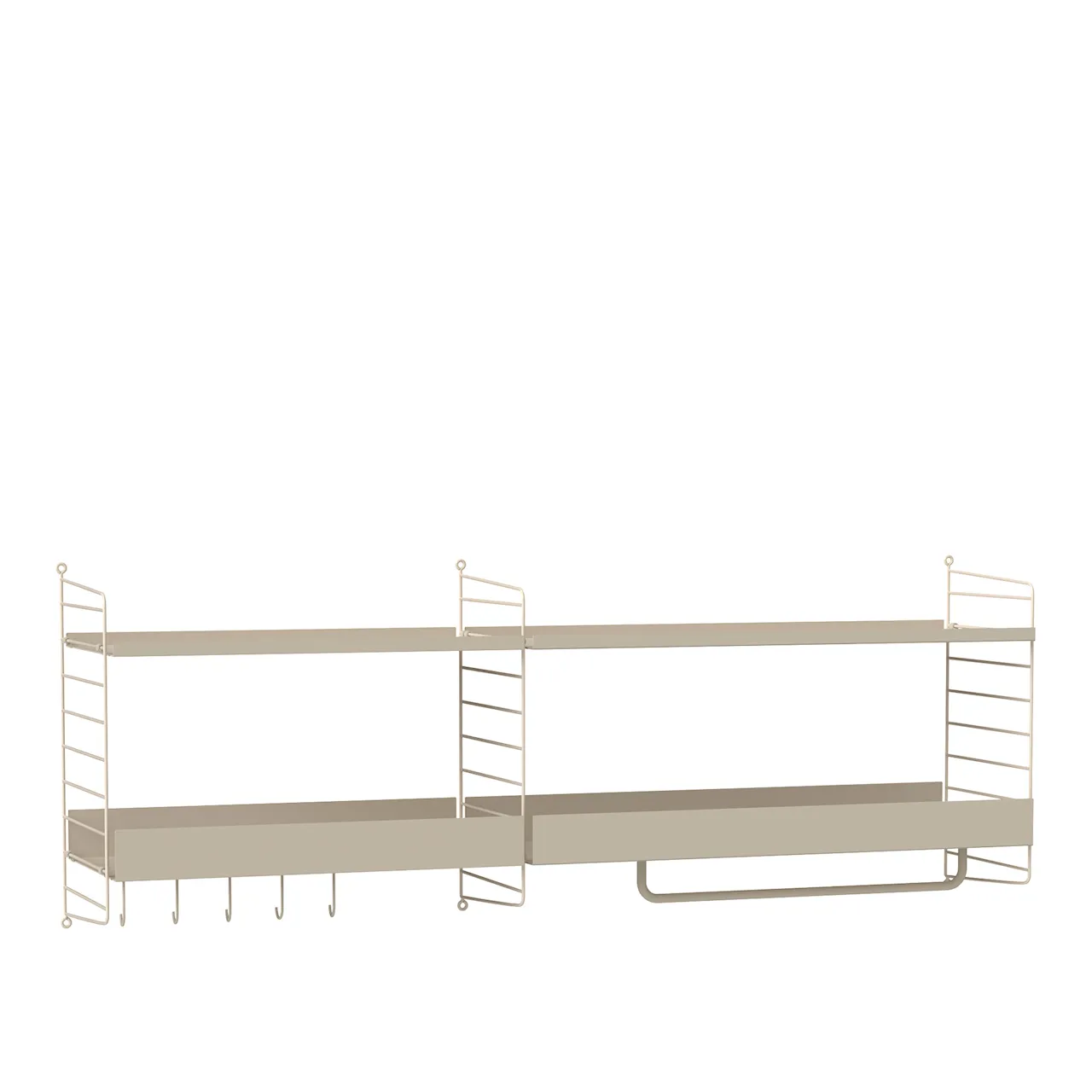 Hall hyllsystem J vit/vit
