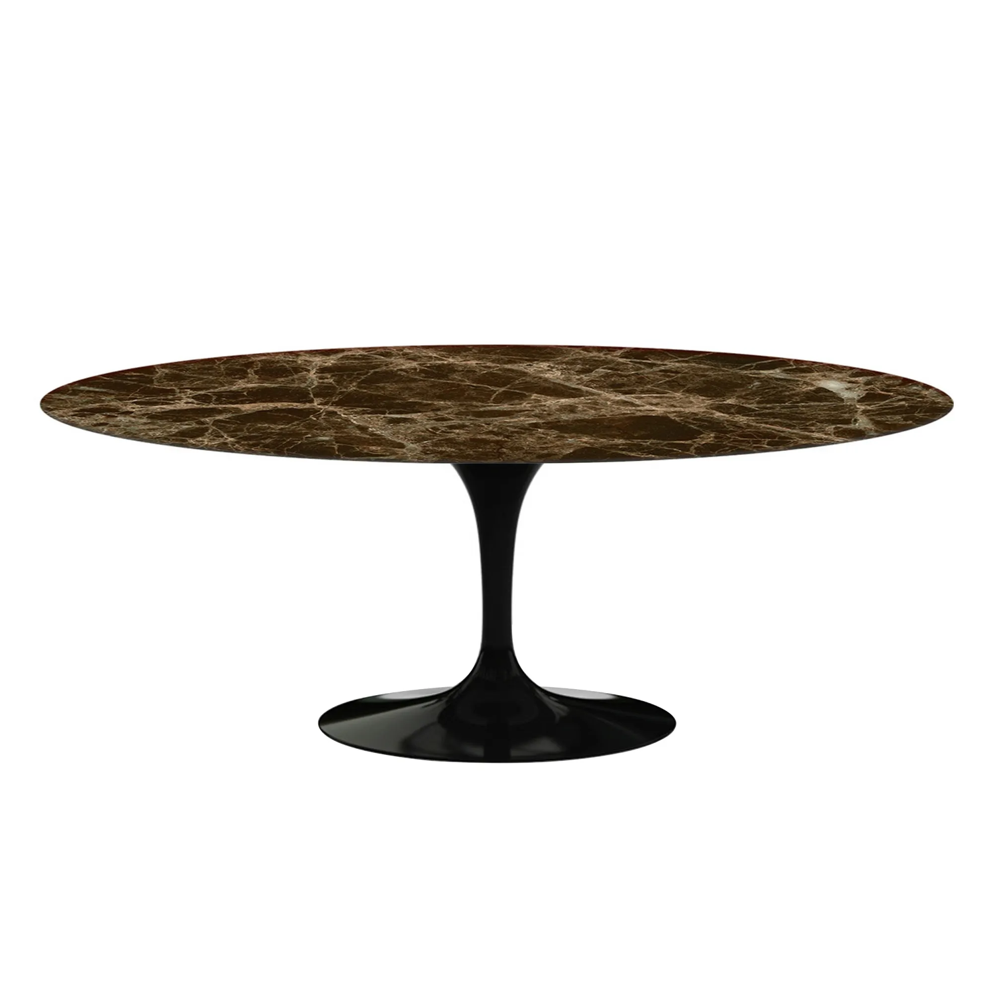 Saarinen Oval matbord 198 cm Black - 1