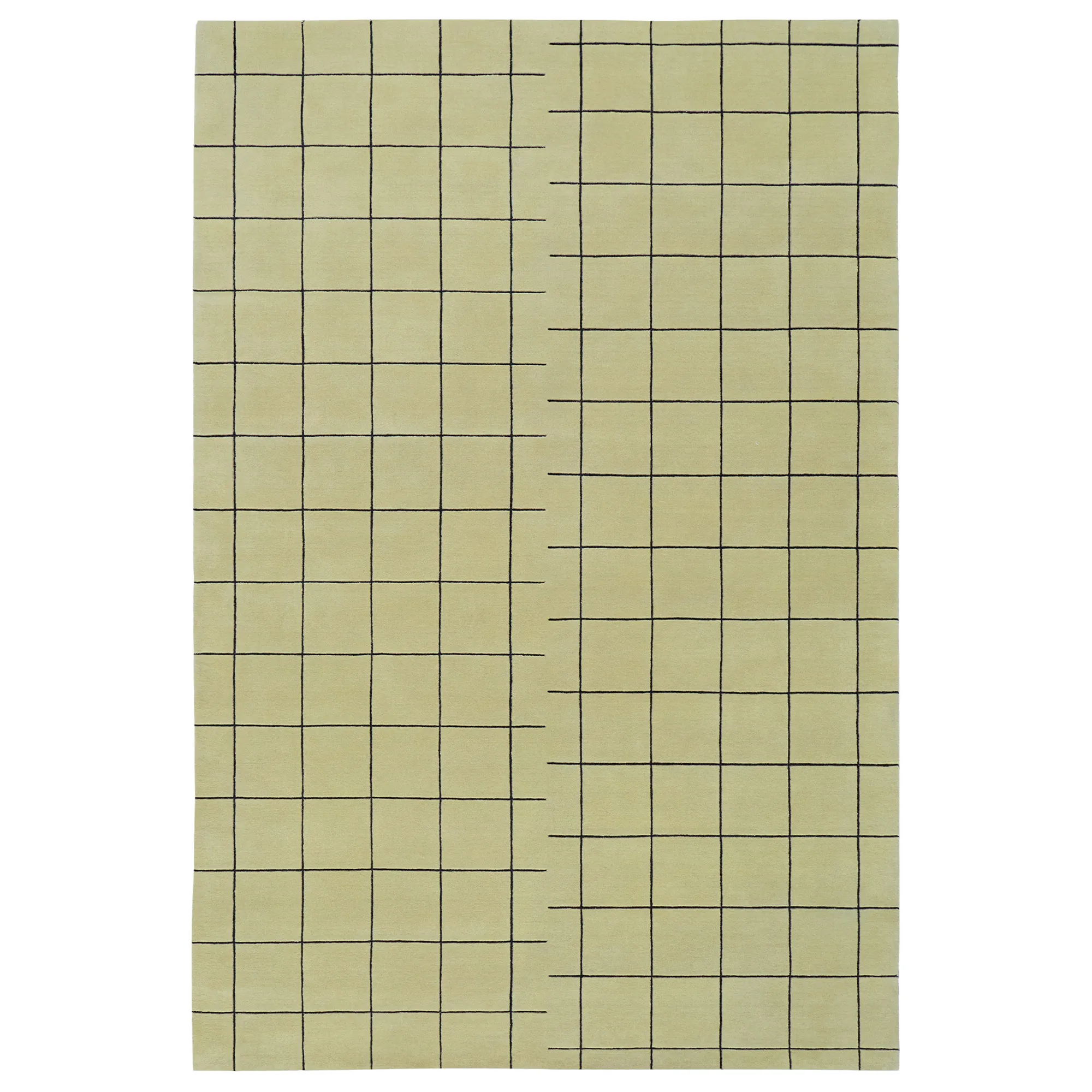 Grid Pistachio/Black ullmatta - 1