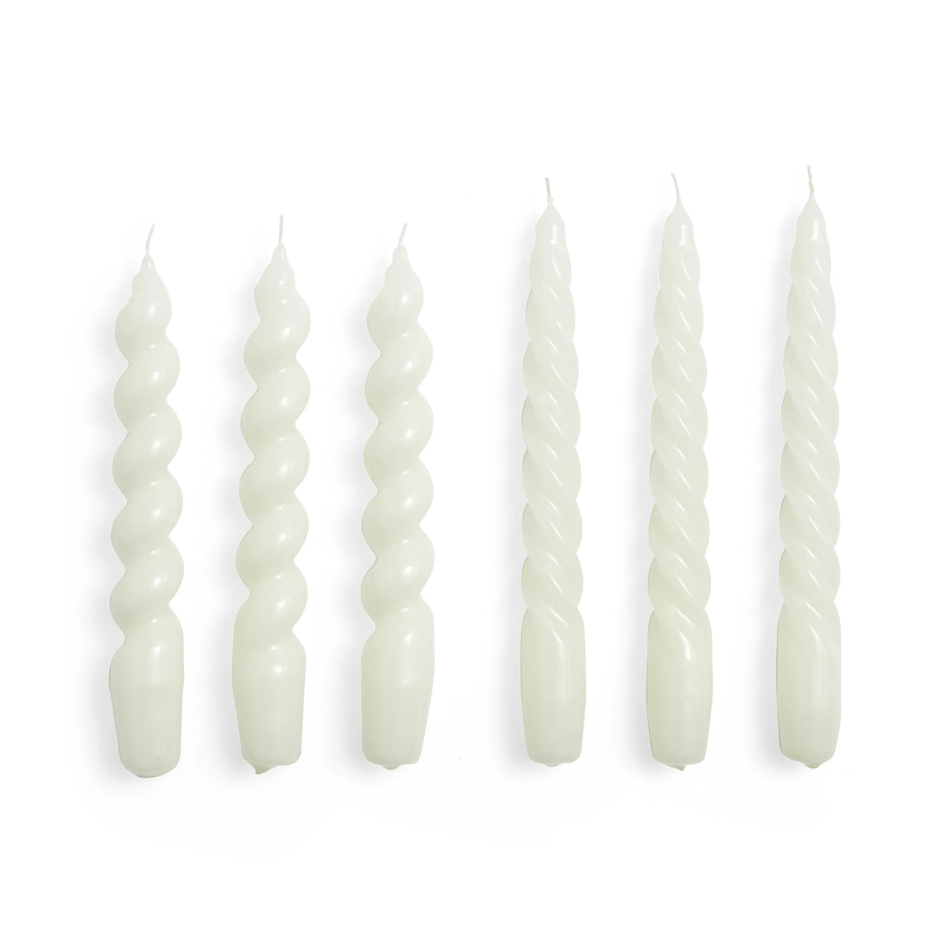 Candle Spiral Set of 6 - HAY - NO GA