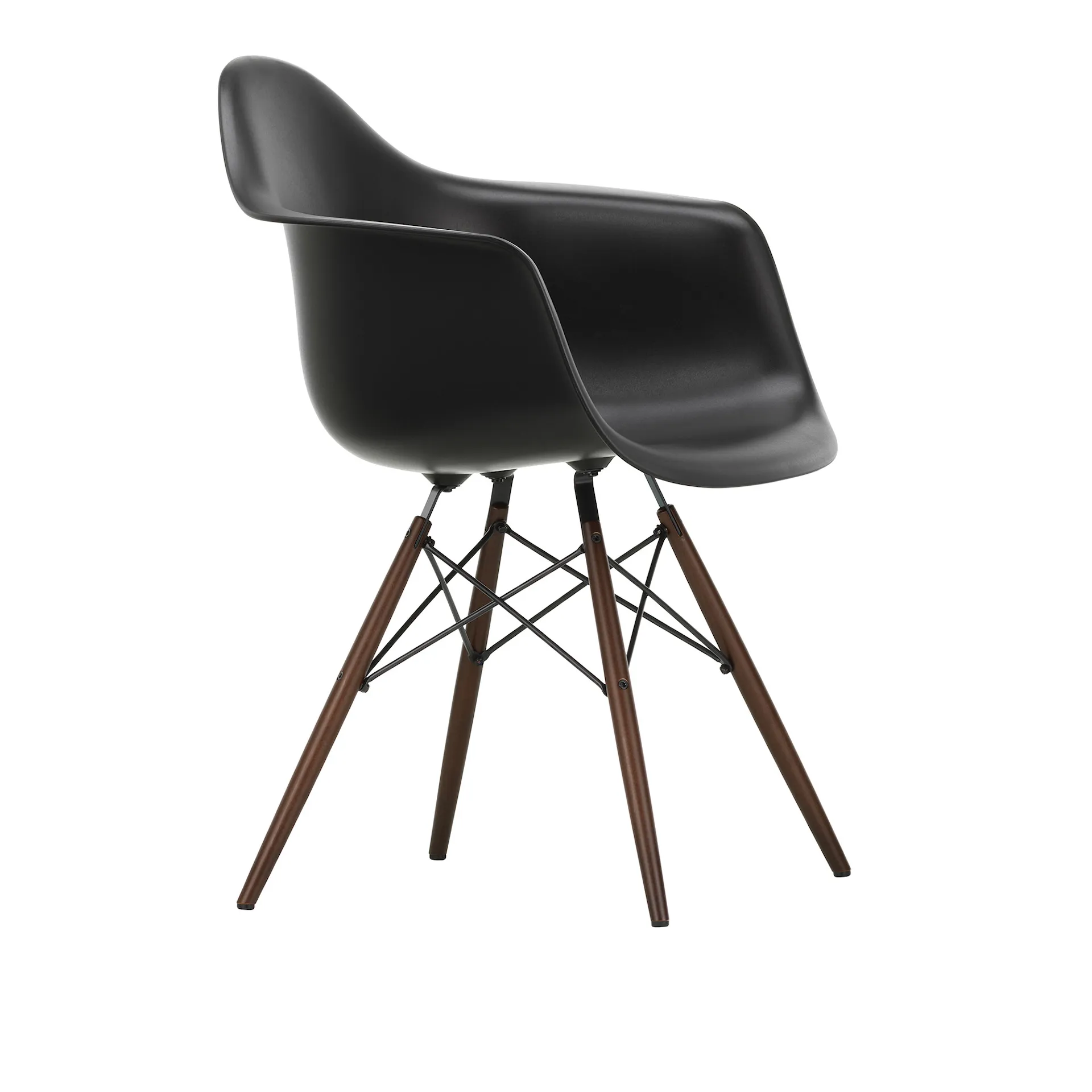 Eames RE Plastic Armchair DAW matstol Dark Maple - Vitra - Charles & Ray Eames - NO GA