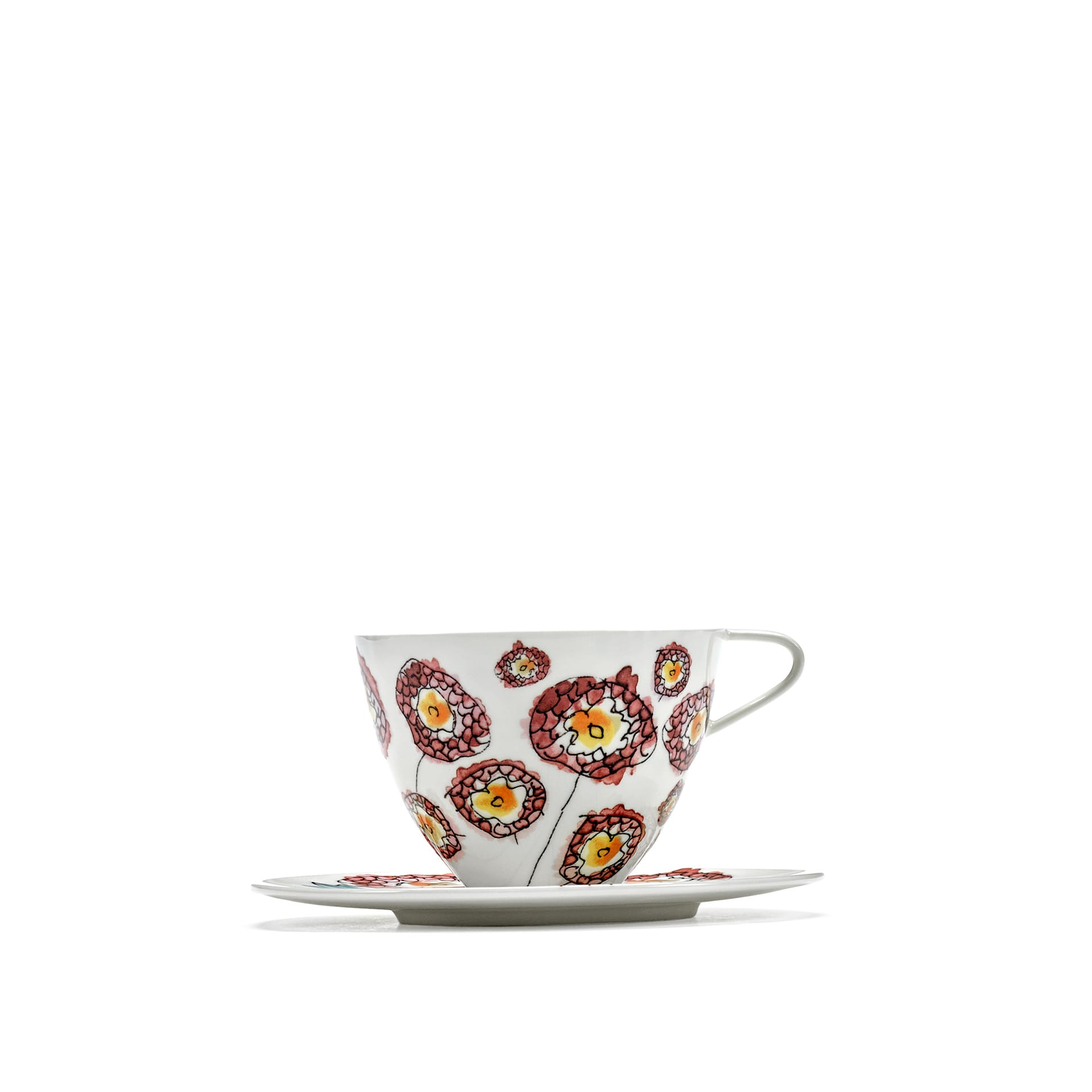 Cappuccino Cup & Saucer Anemone Milk - Serax - NO GA
