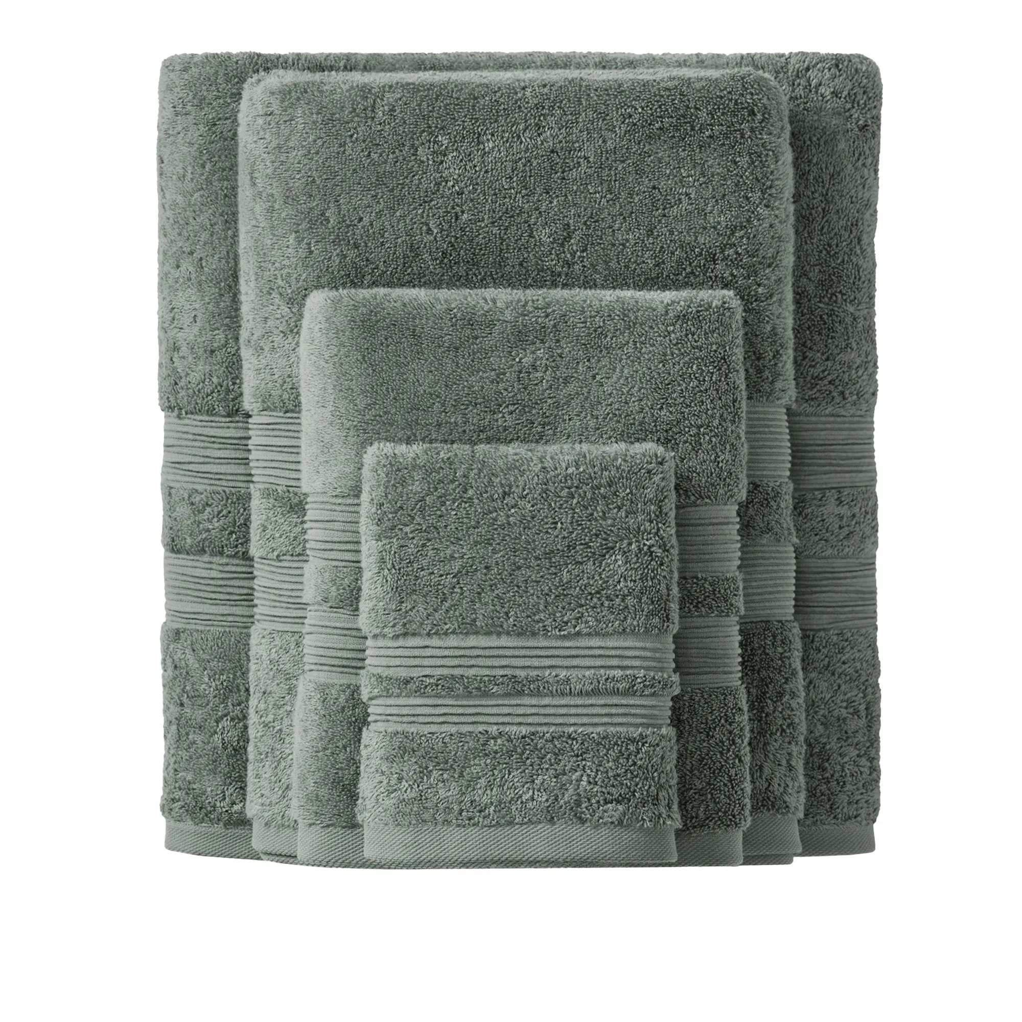 Fontana Grey/Green handduk - 1