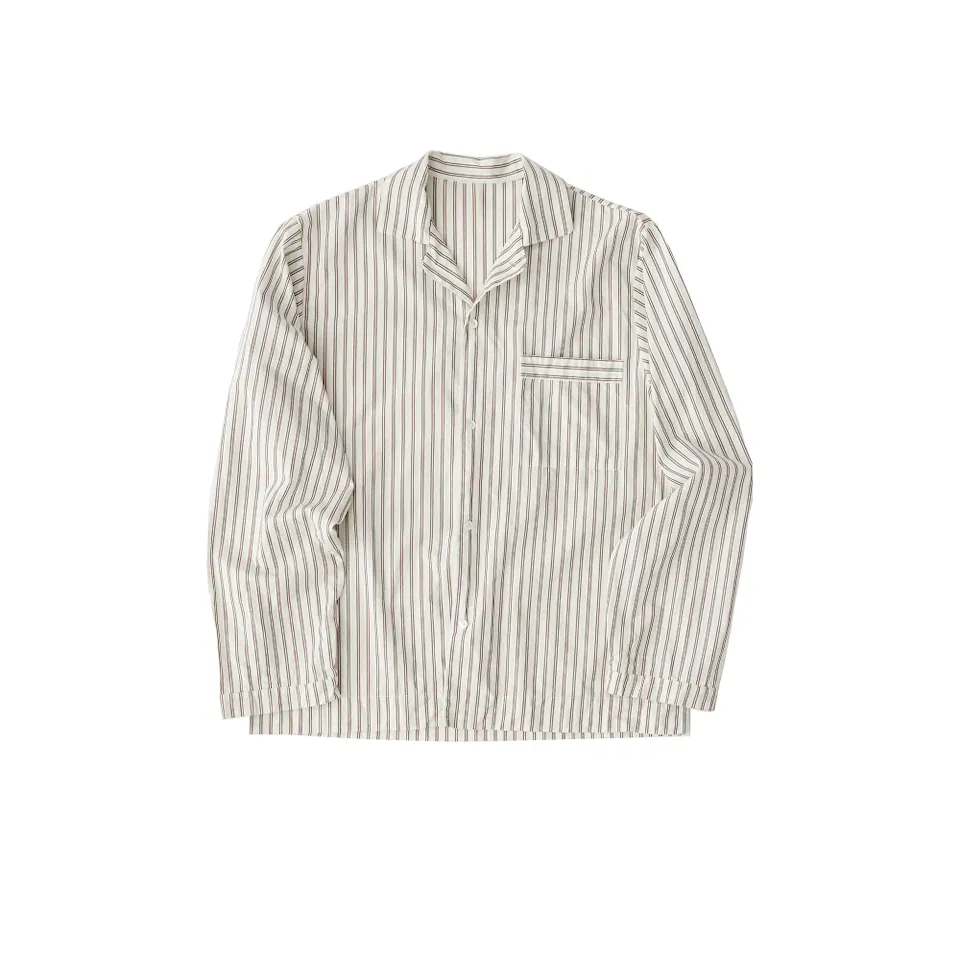 Poplin Sleepwear Hopper Stripes, Shirt L