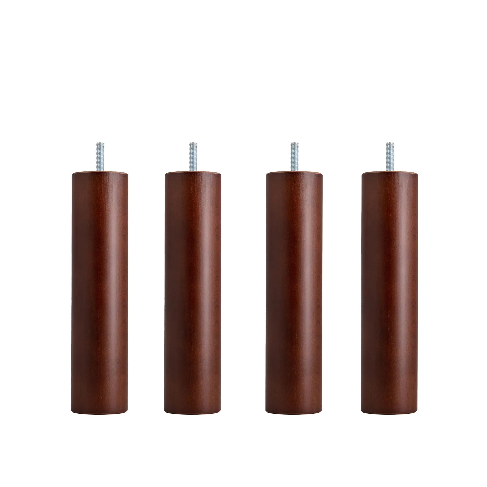 Dux SC sängben rund mahogany 4-pack - 1