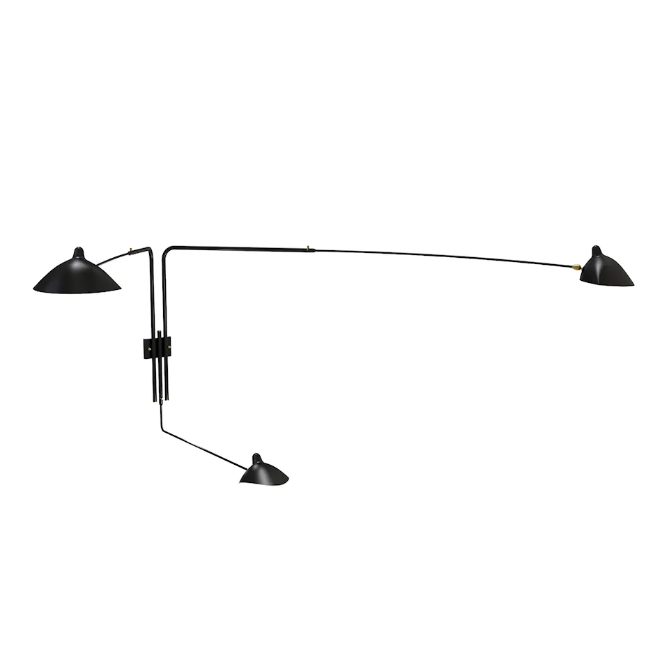 Rotating Arms vägglampa