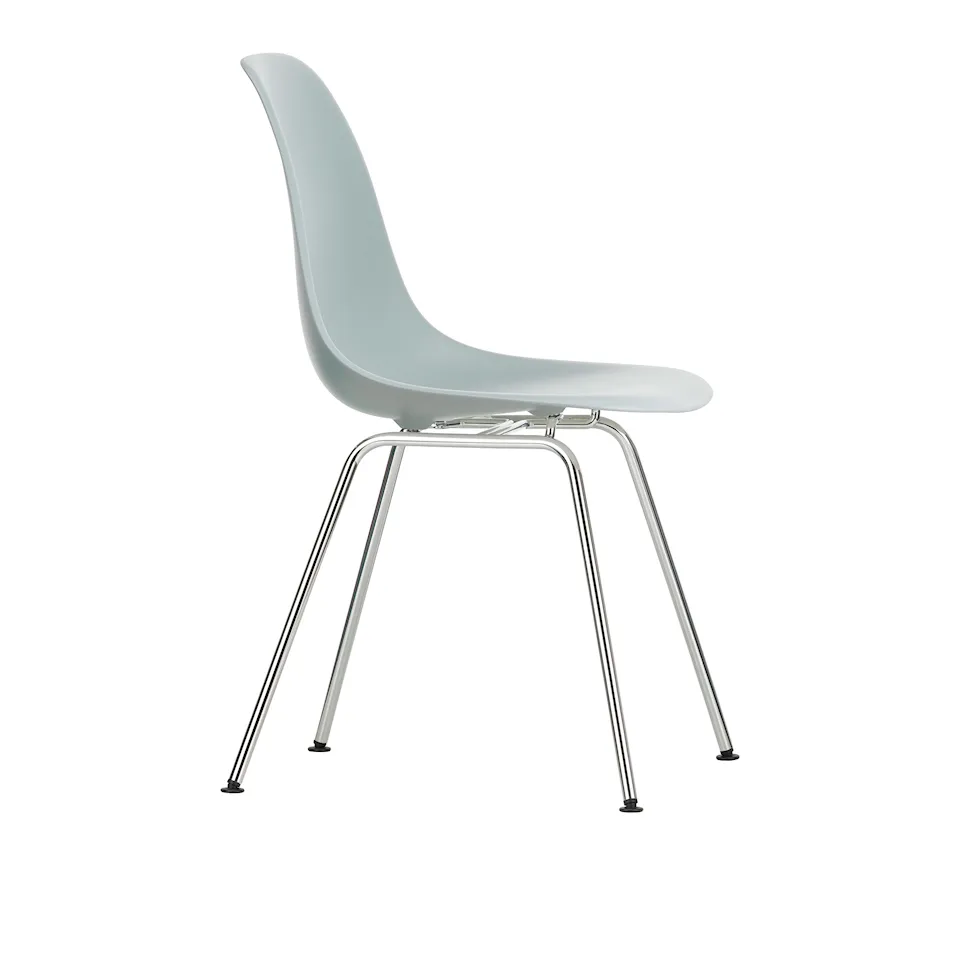 Eames Plastic Chair DSX - 24 Light Grey - Chrome Base