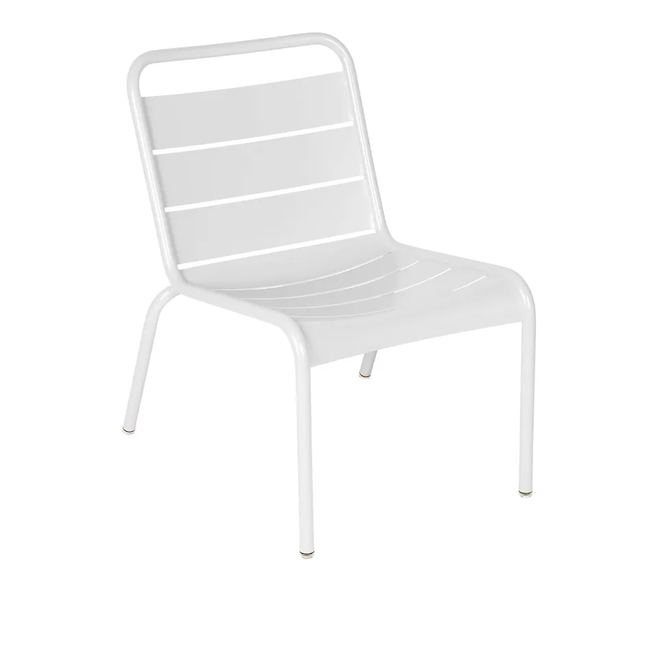 Luxembourg Lounge Chair Cotton White