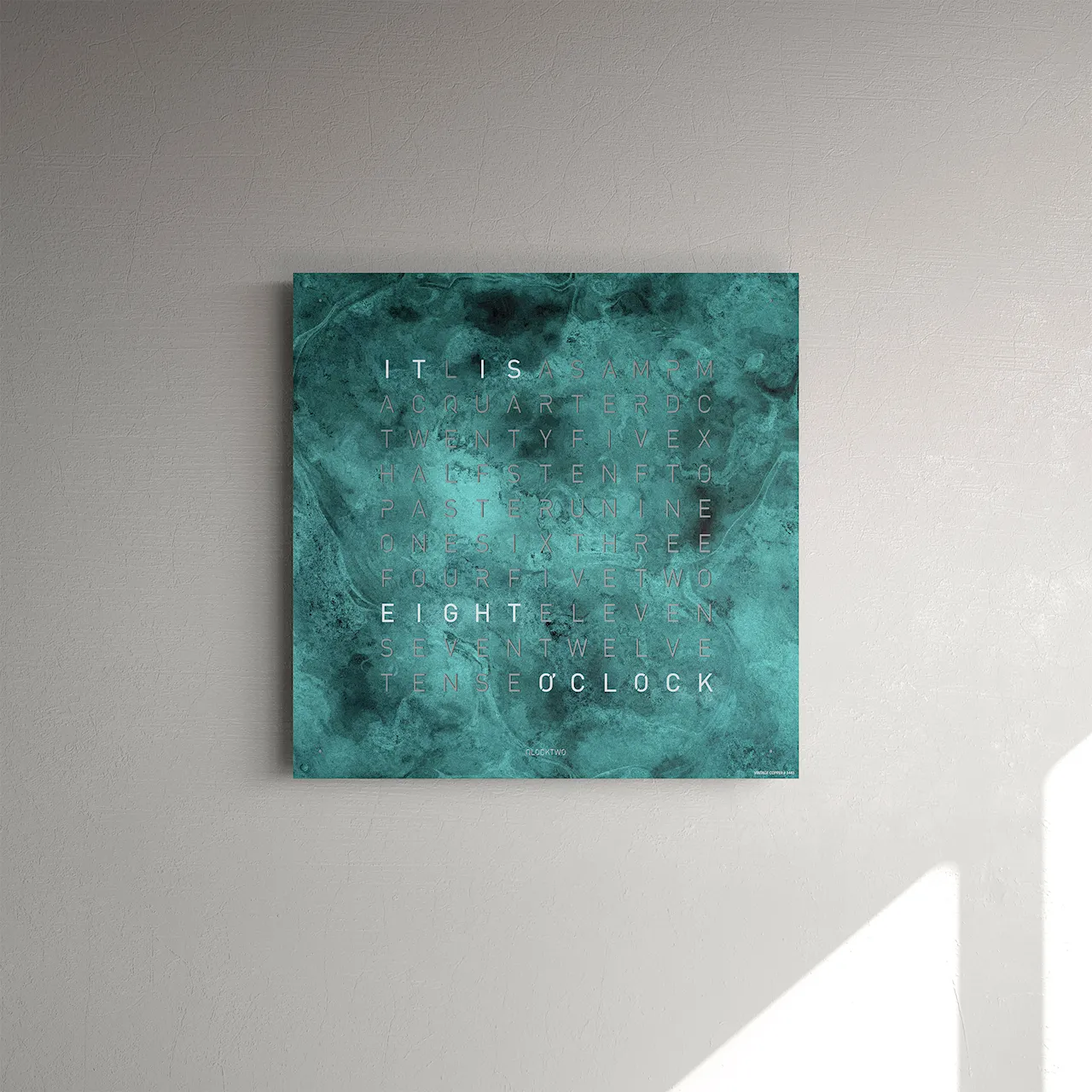 Qlocktwo Earth 45 Creator's Edition – Vintage Copper
