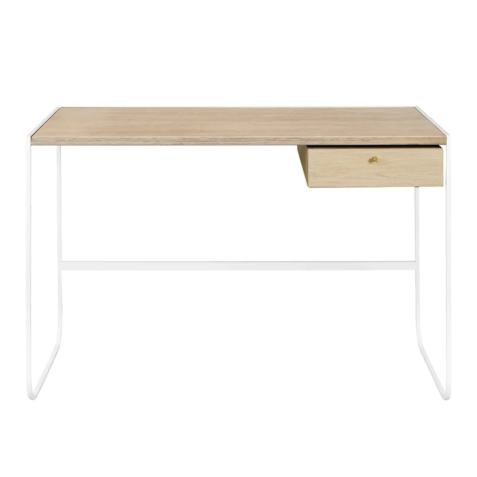 Tati Desk White / Vitbetsad Ek P2