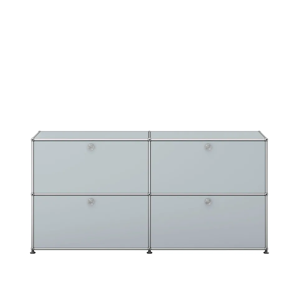 USM Haller 4 sideboard, USM Matte Silver