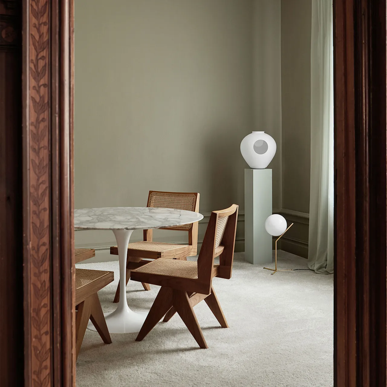 Saarinen Round Table White - Matbord