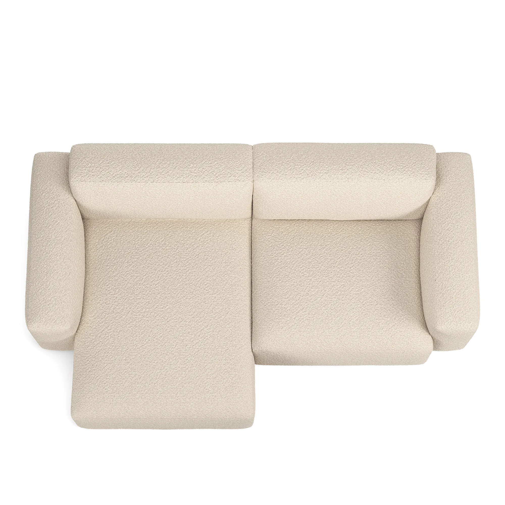 Brick 2-sitssoffa schäslong vänster - 8