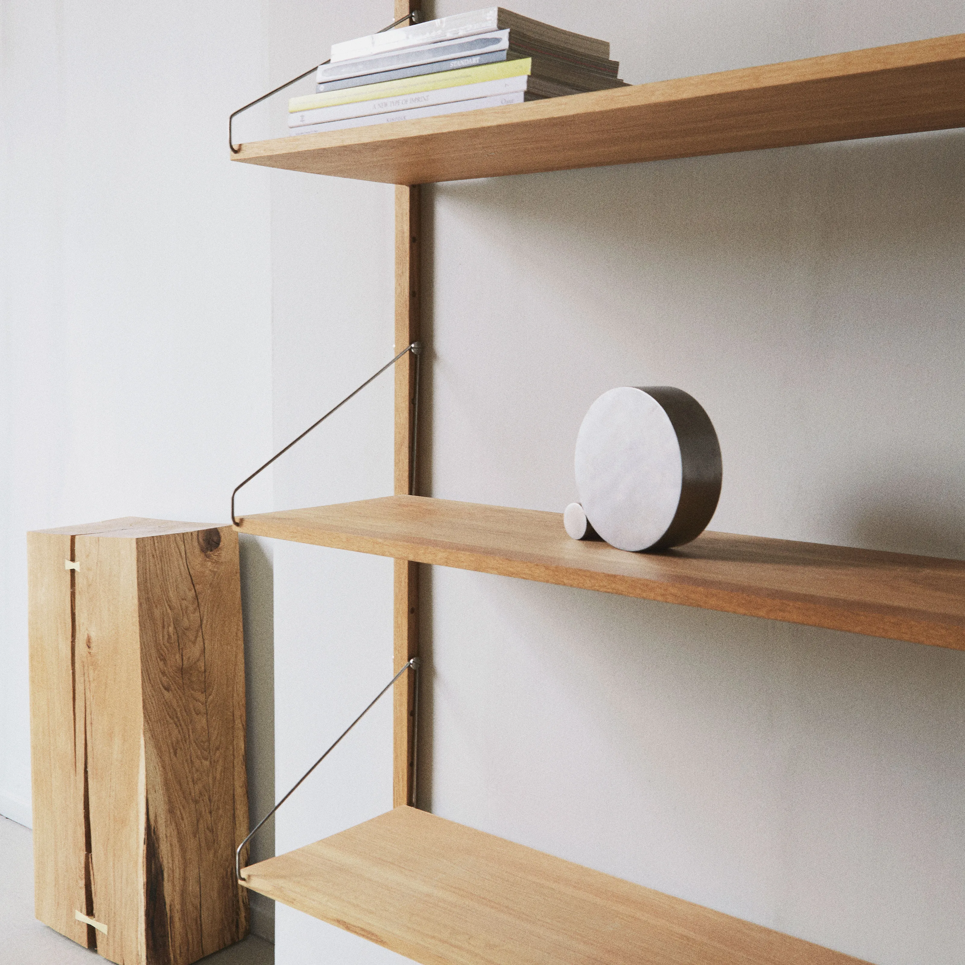 Shelf Library Double Section hyllsystem 185/80 - 3