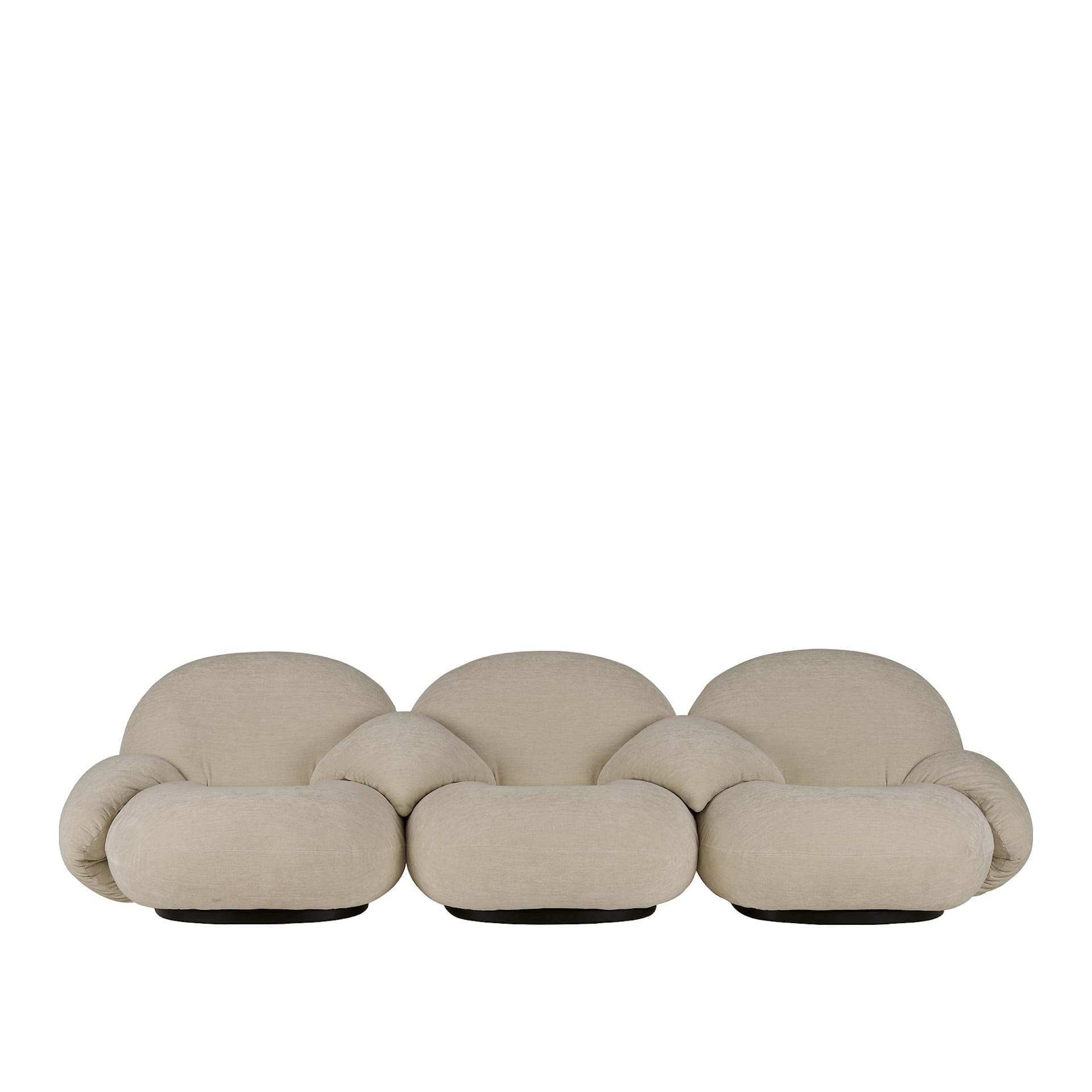 Pacha Sofa 3-sits - Med armstöd i mitten - Gubi - Pierre Paulin - NO GA