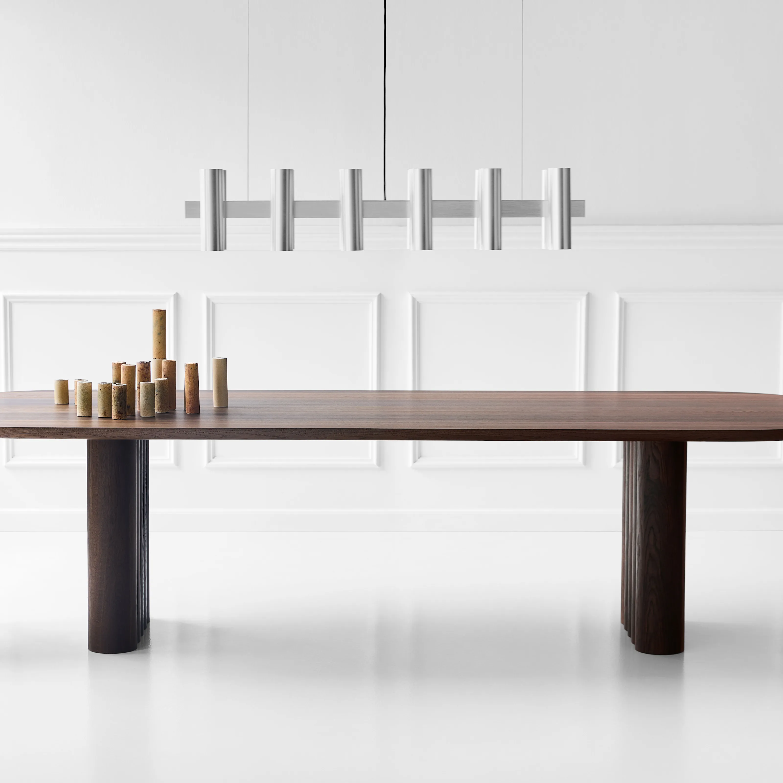 Plush Oval matbord - 6