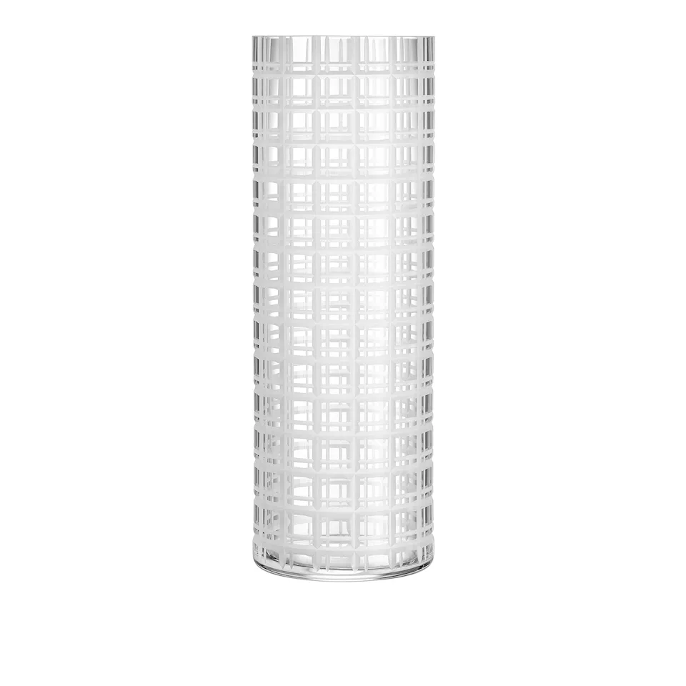 Cut In Number Vase Checkers - 33 cm