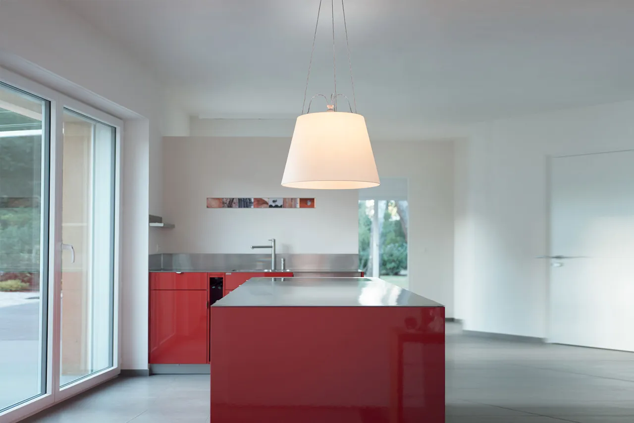 Tolomeo Mega Pendellampa - Aluminium