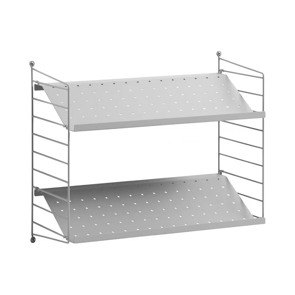 Hall hyllsystem F 60cm grå/grå