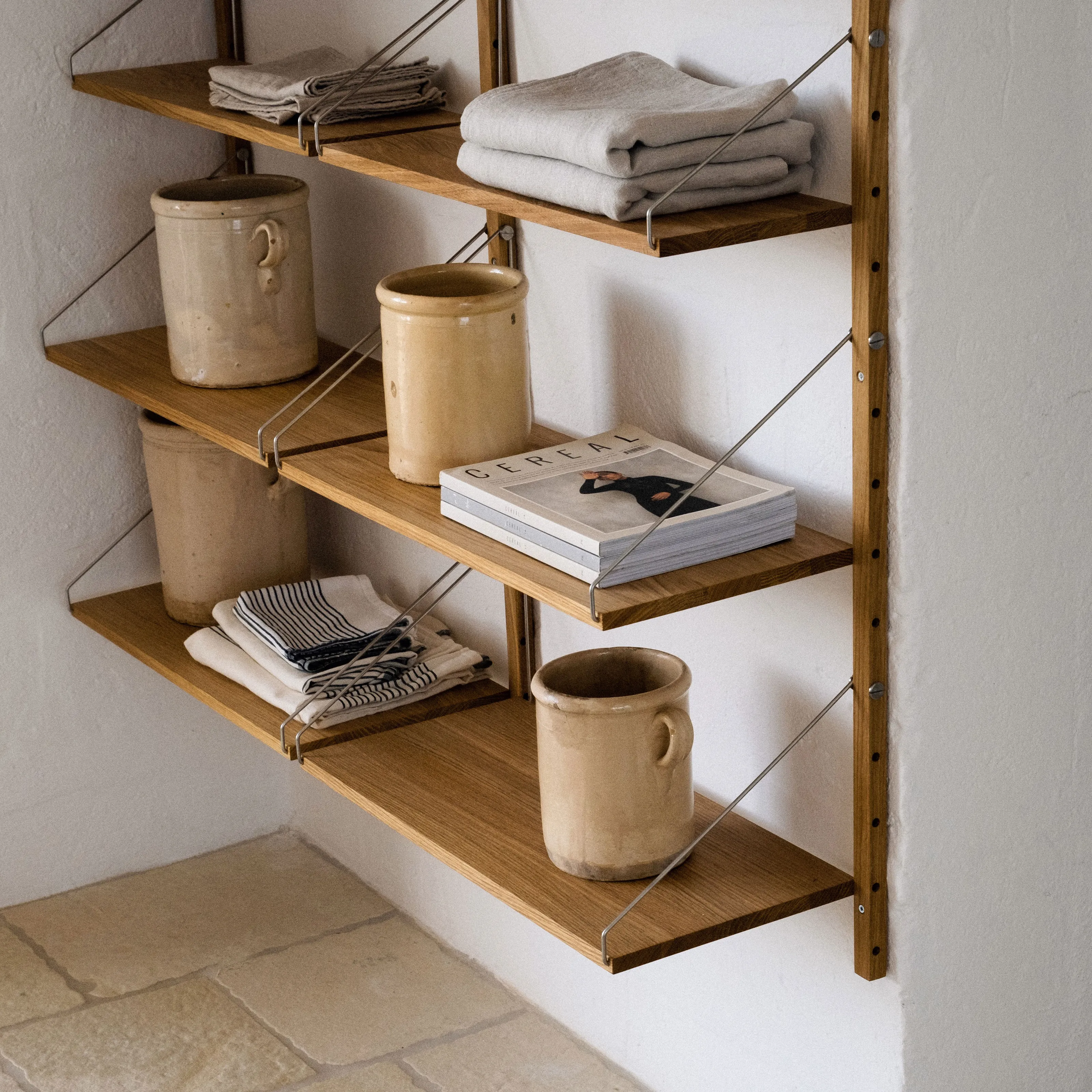Shelf Library Double Section hyllsystem - 2