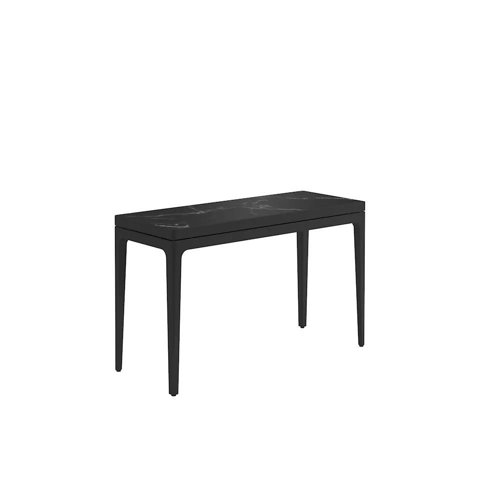 Grid 103x 40 cm Console Table, Frame Meteor, Nero Ceramic Top