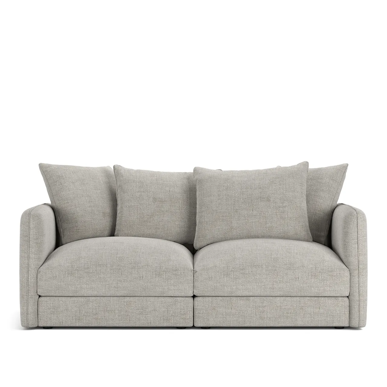 Pavarotti 2-Seater Shadow Beige Fixed Upholstery