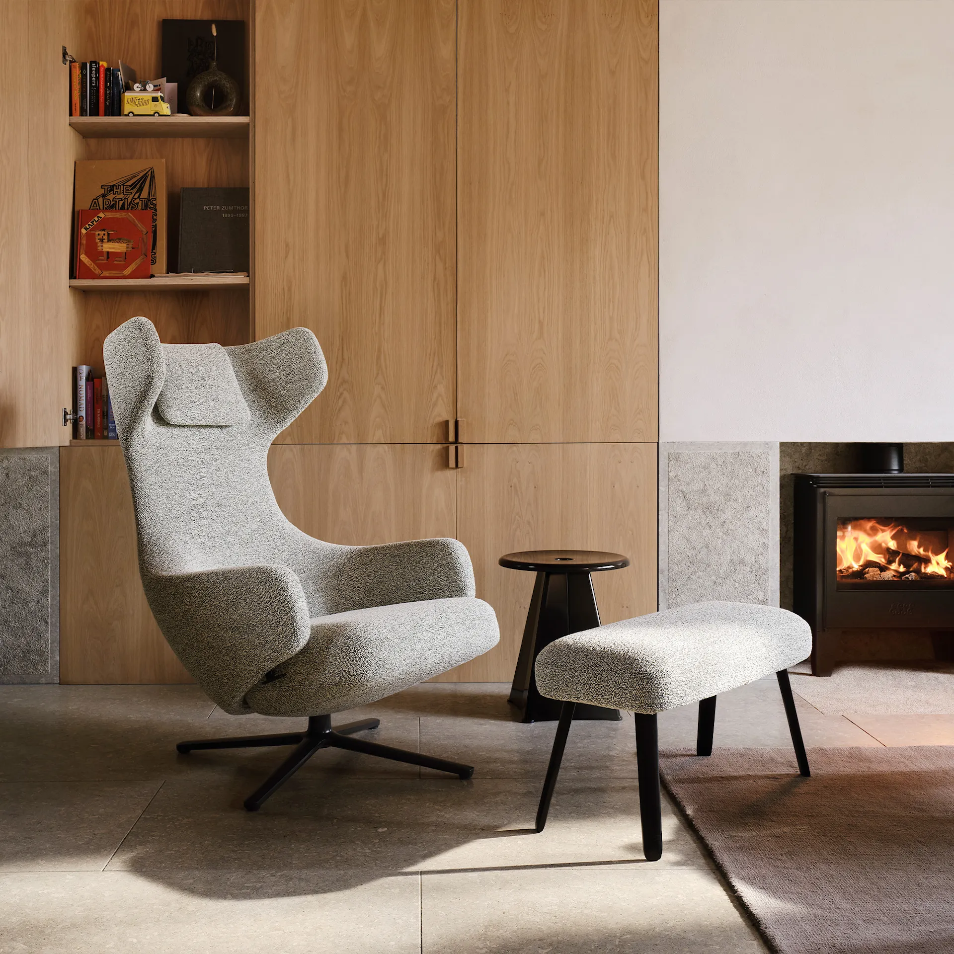 Repos fåtölj & Repos Ottoman fotpall - Vitra - Antonio Citterio - NO GA