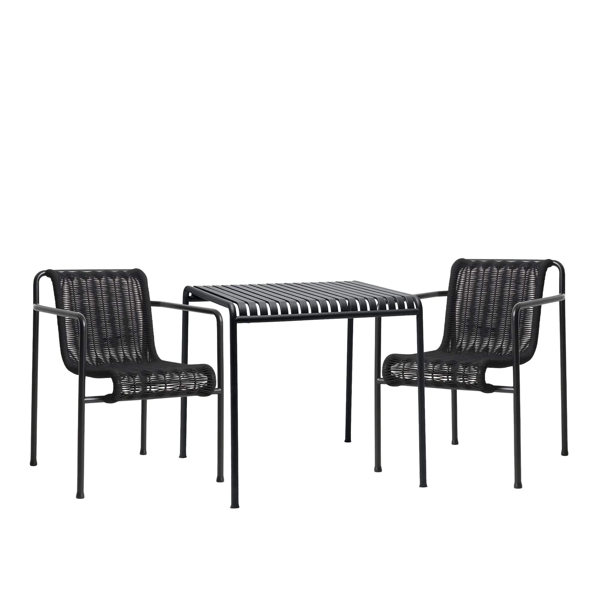 Palissade cord matgrupp med bord & 2 karmstolar - 1