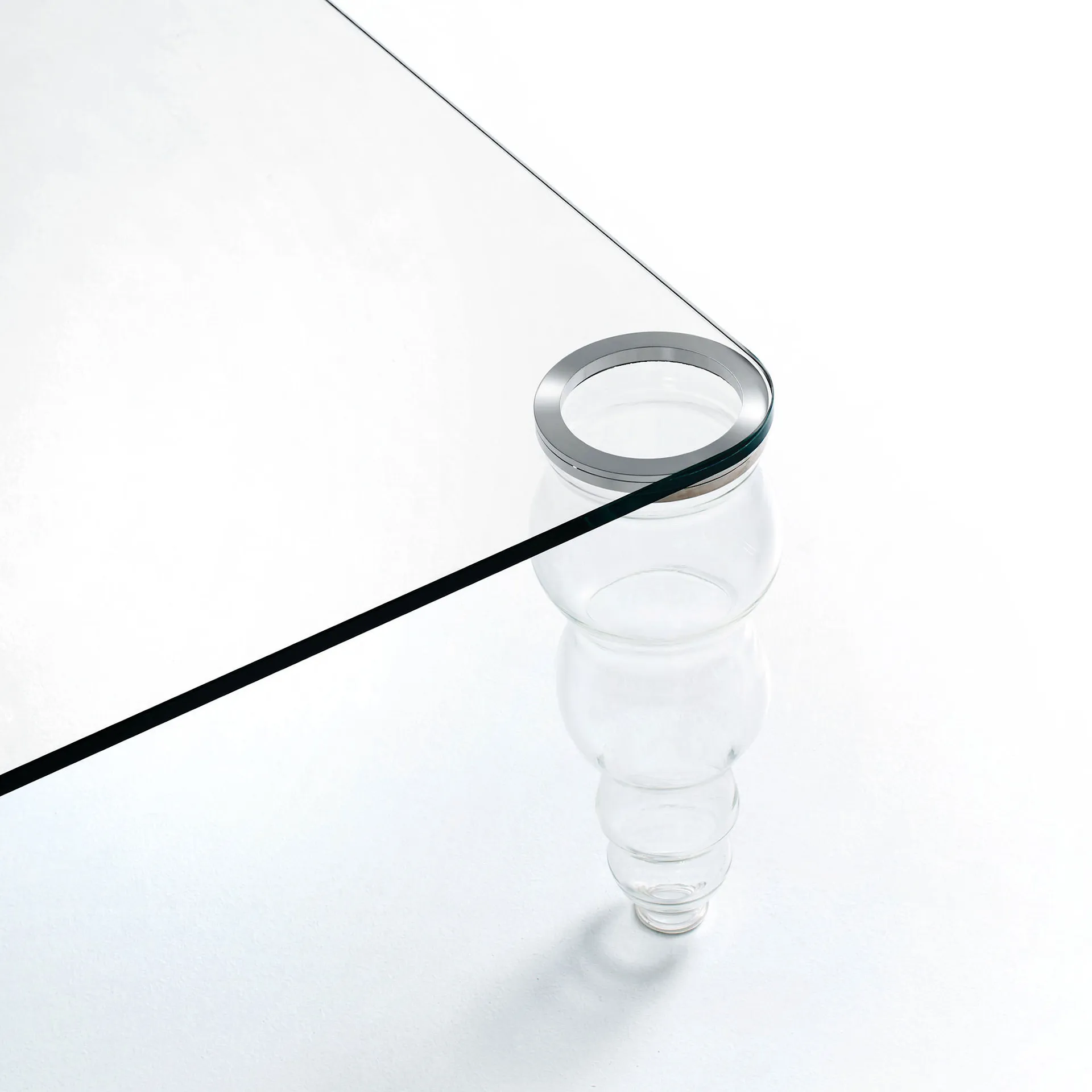 Post Modern Square Coffee Table - Glas Italia - Piero Lissoni - NO GA