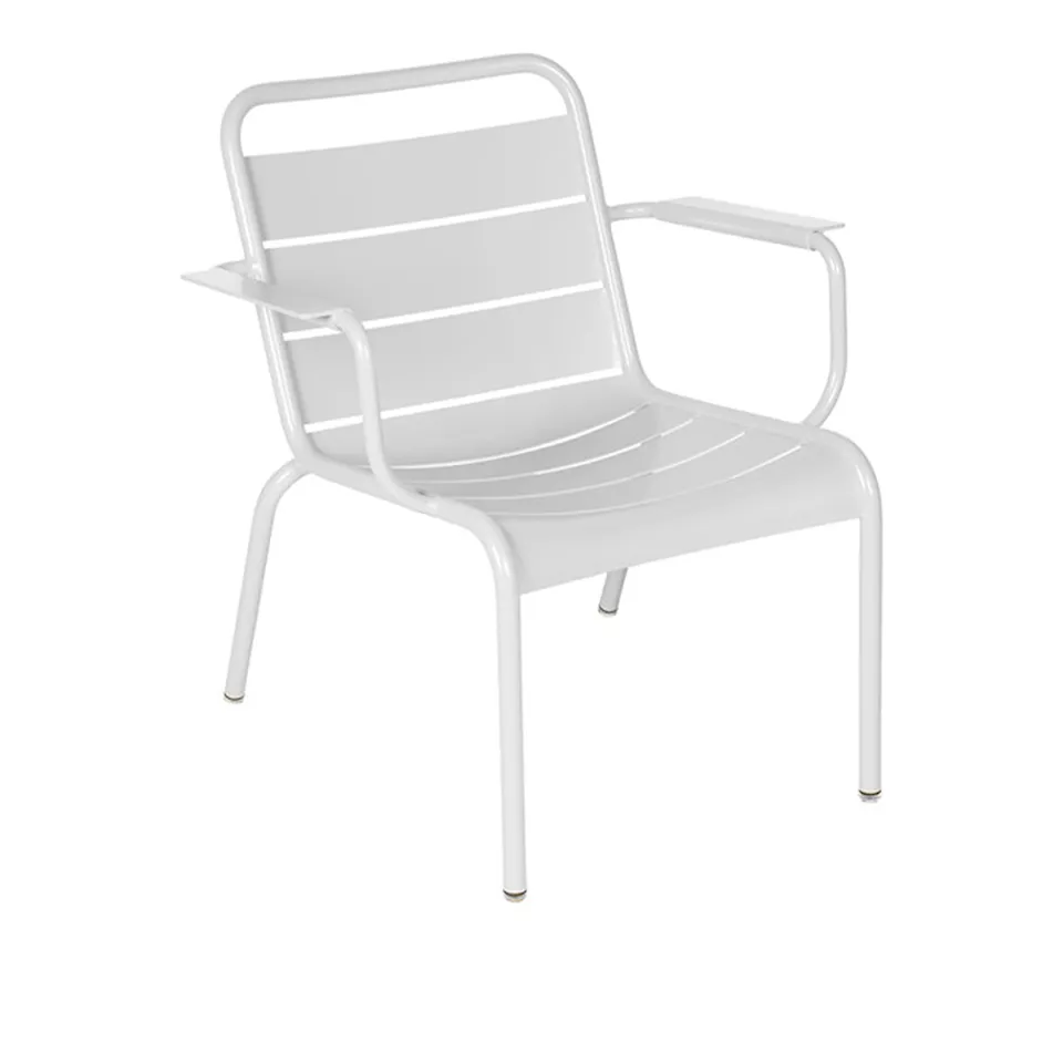 Luxembourg Lounge Armchair - Cotton White