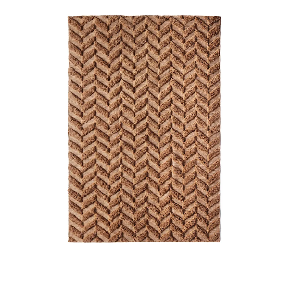 Herringbone Brown Rug