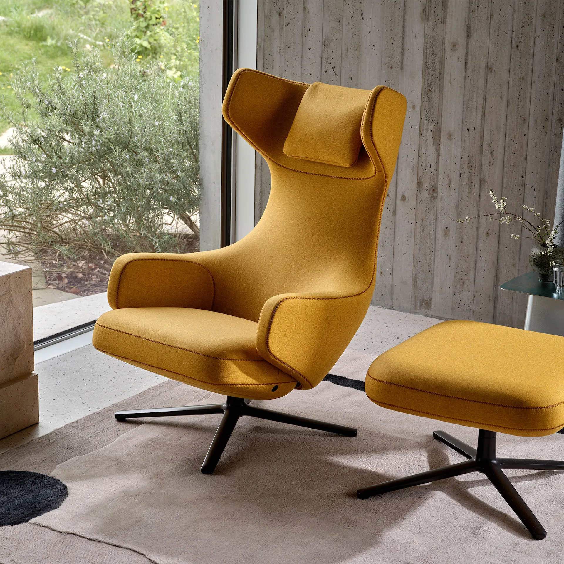 Grand Repos fåtölj Basic Dark - Vitra - Antonio Citterio - NO GA