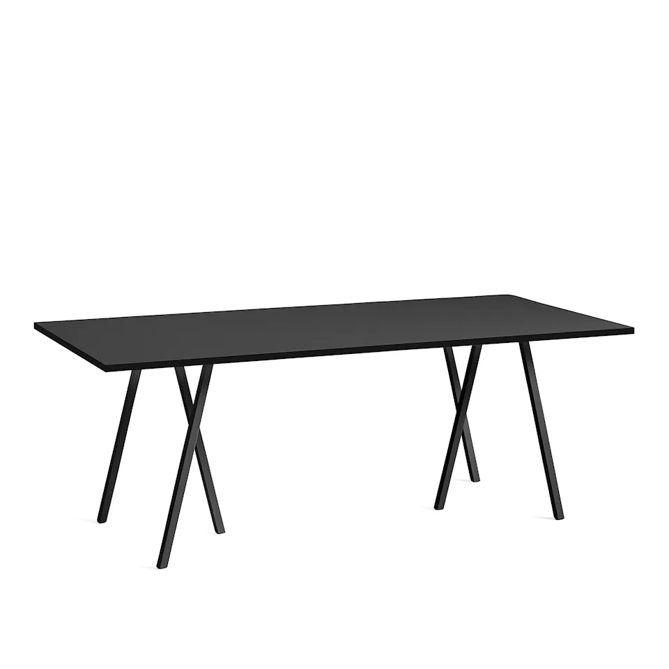 Loop Stand Table - Black - 200 x 92,5 cm