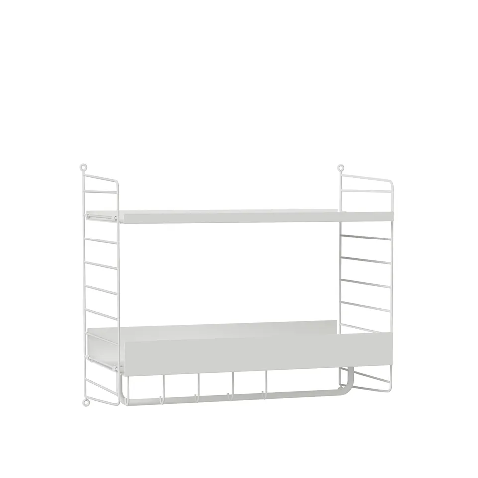 Hall hyllsystem G vit/vit
