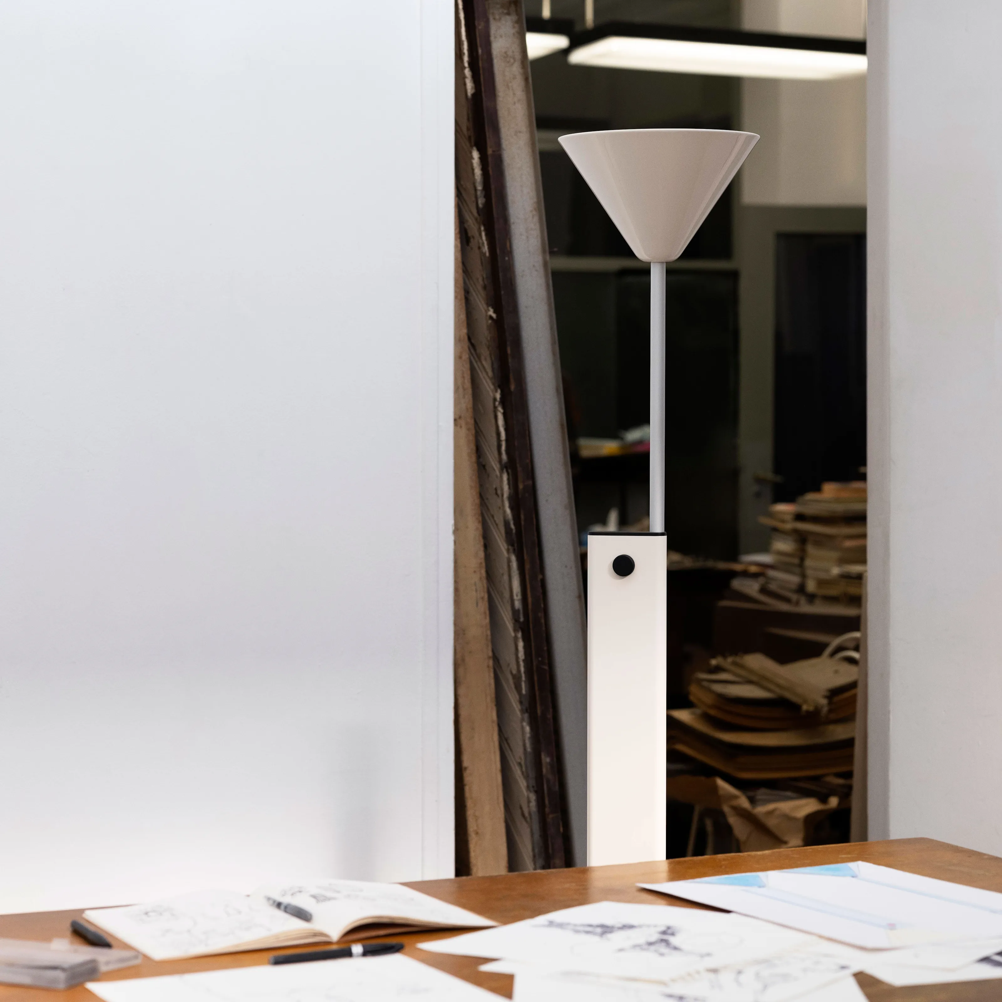 Twist Floor Lamp Cream white - 2