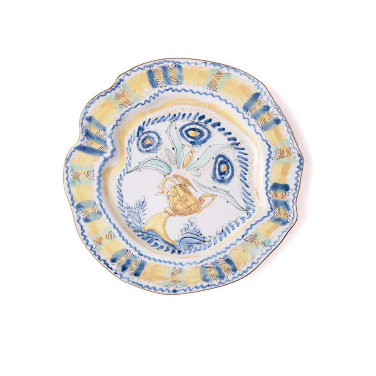 Porcelain Dinner Plate Classic On Acid Ø 28 cm - English Delft