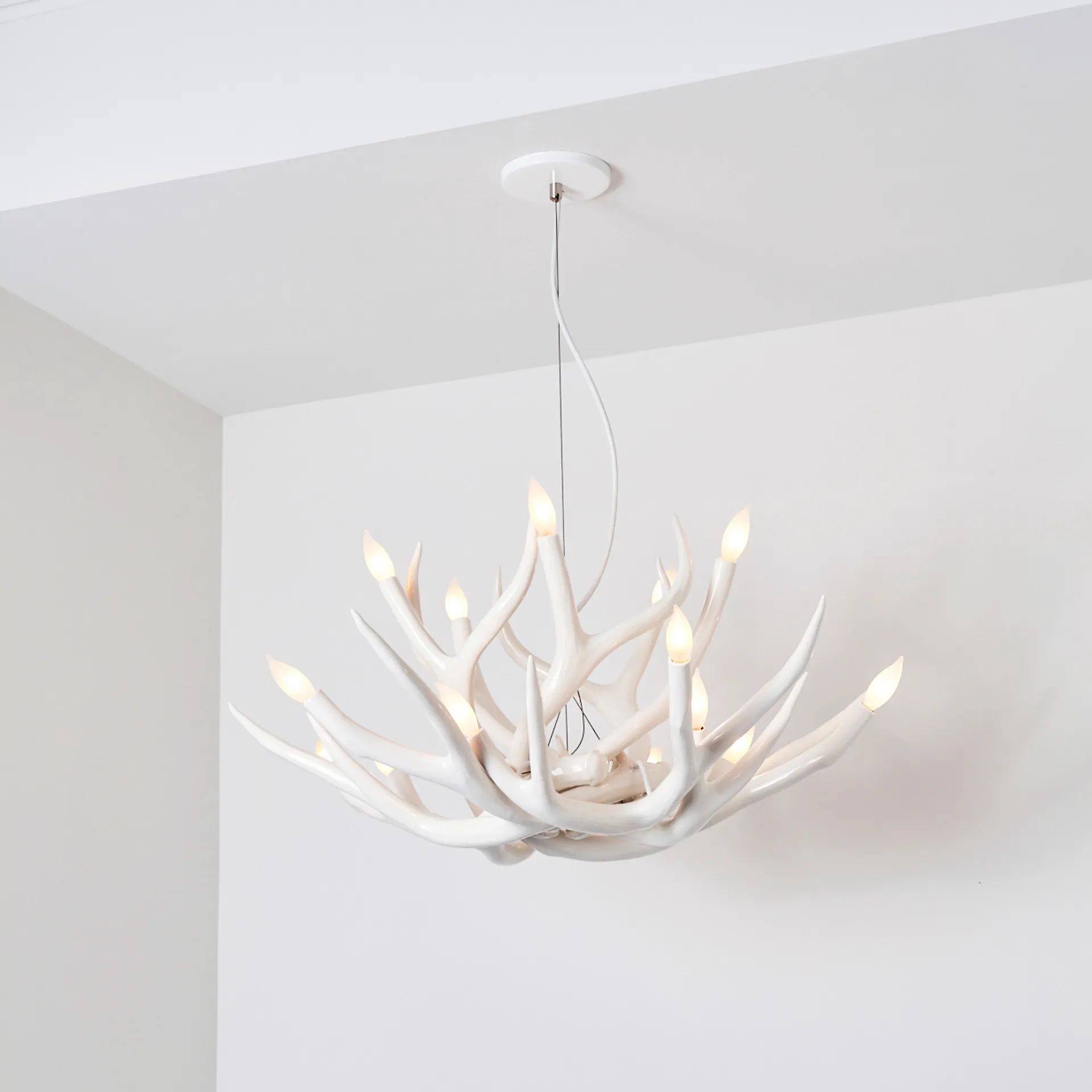 Superordinate Chandelier 10 Antlers - Roll & Hill - Jason Miller - NO GA