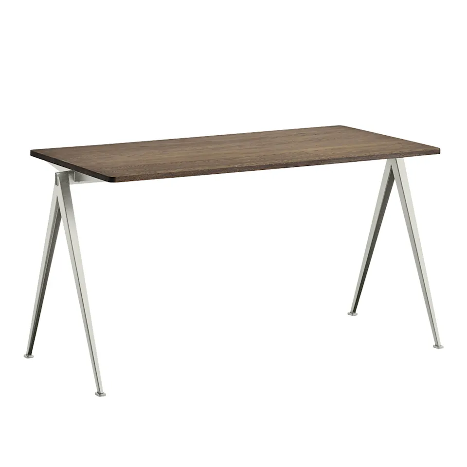 Pyramid 01 table 65x140 cm beige powder coated steel
