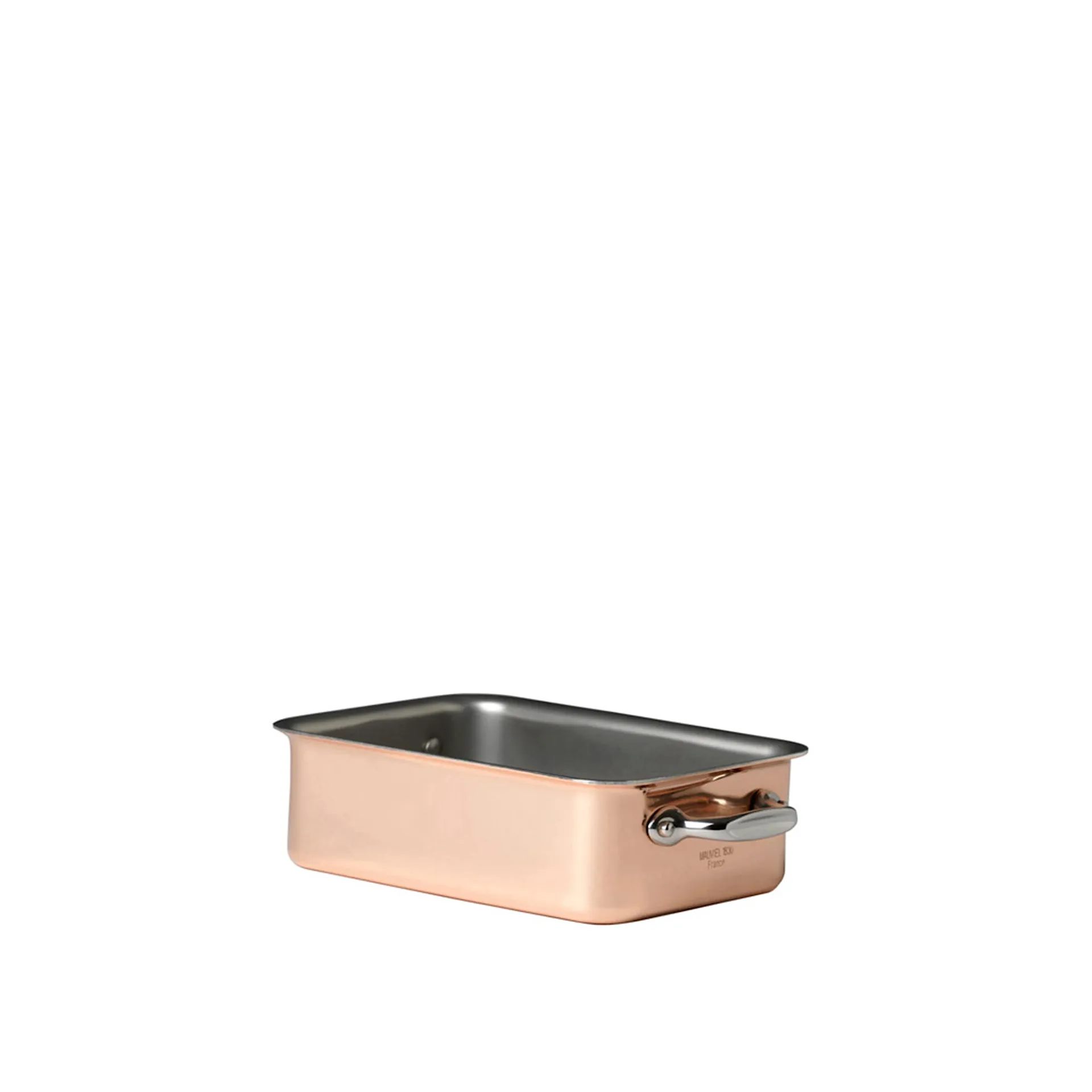 Mini Roasting Pan Copper/Steel - 14 x 10 cm - Mauviel - NO GA