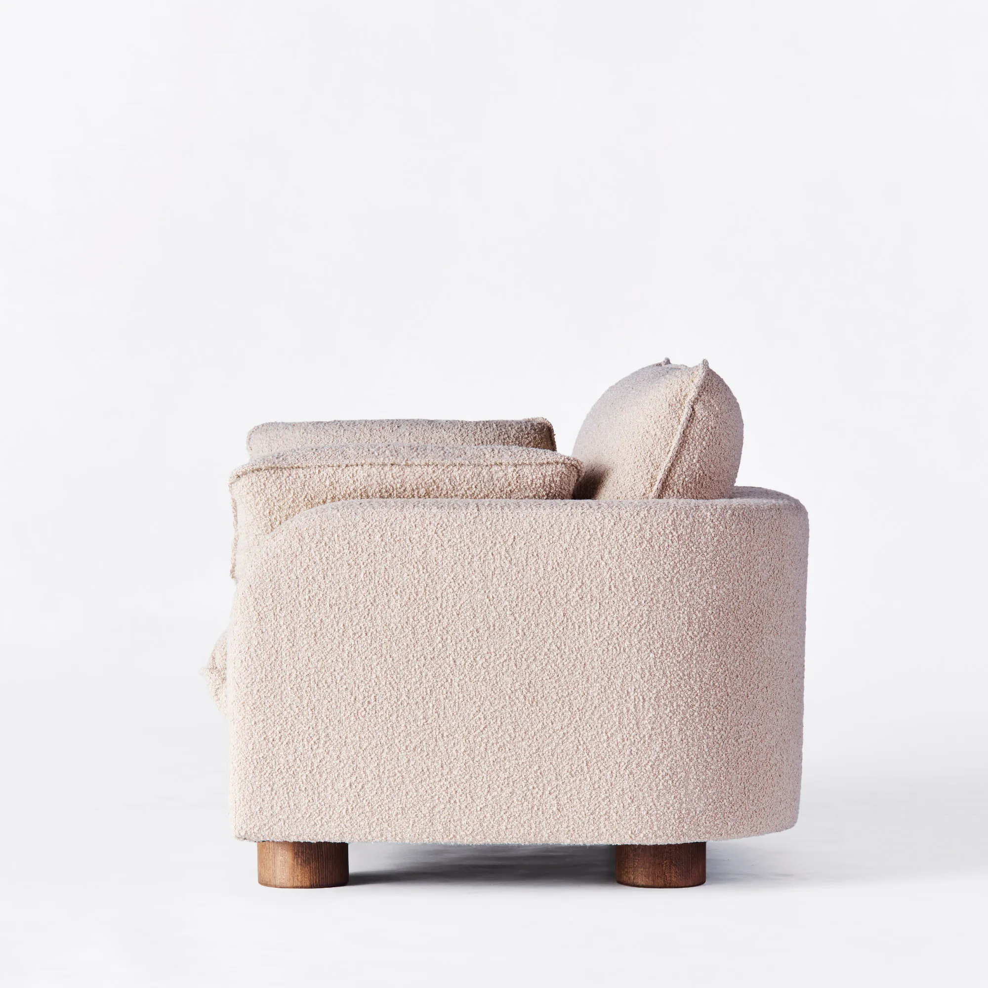Miles Bouclé fåtölj beige - 6