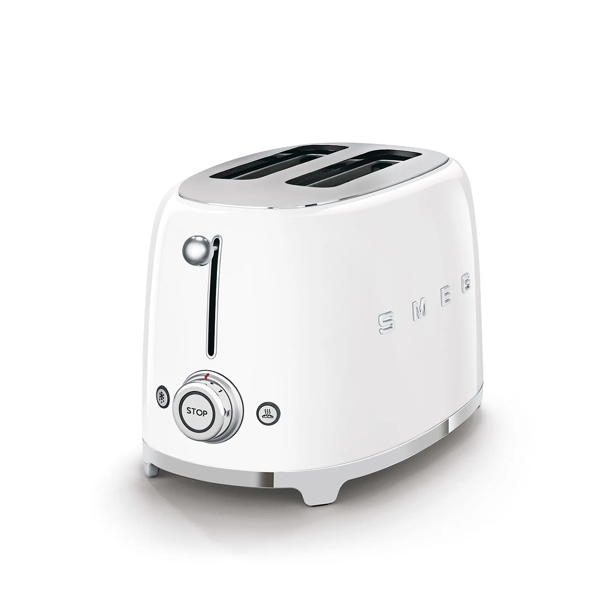 Smeg Toaster 2 Slices White - Smeg - NO GA