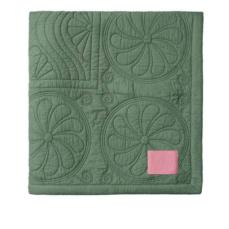 Durham Dew Green/Pink överkast